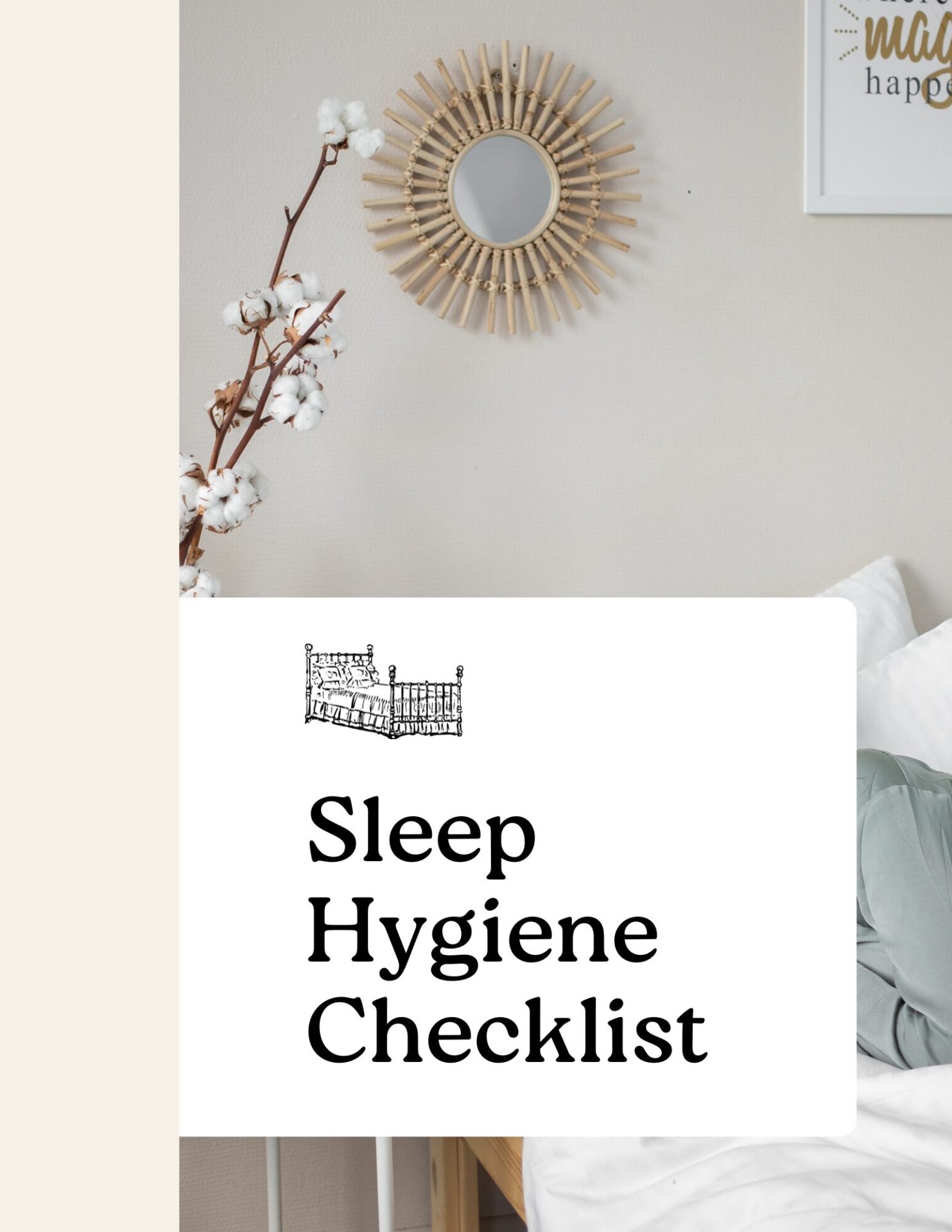free sleep hygiene checklist