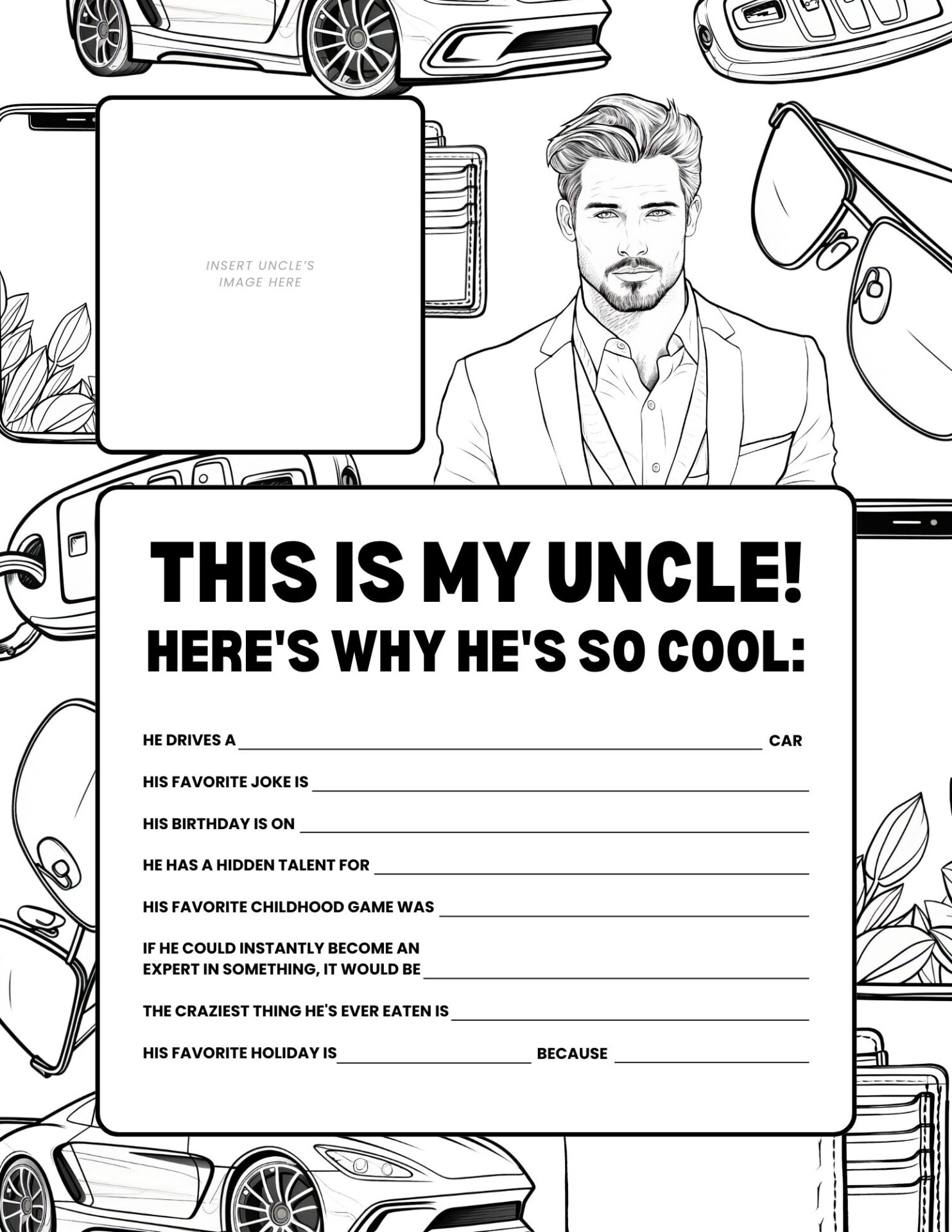 free getting to know your uncle template