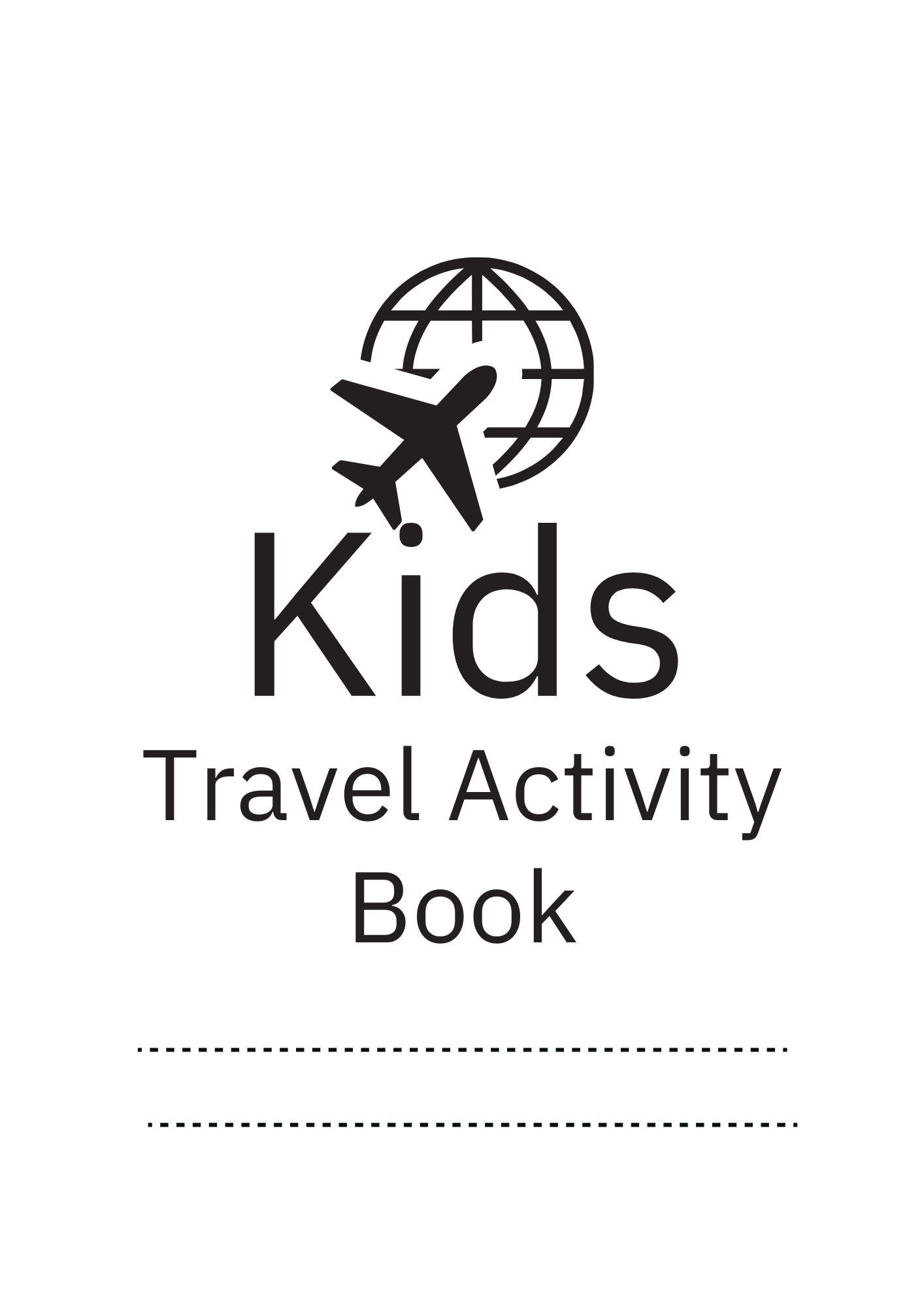 activity book tailored to kids to make traveling easier.